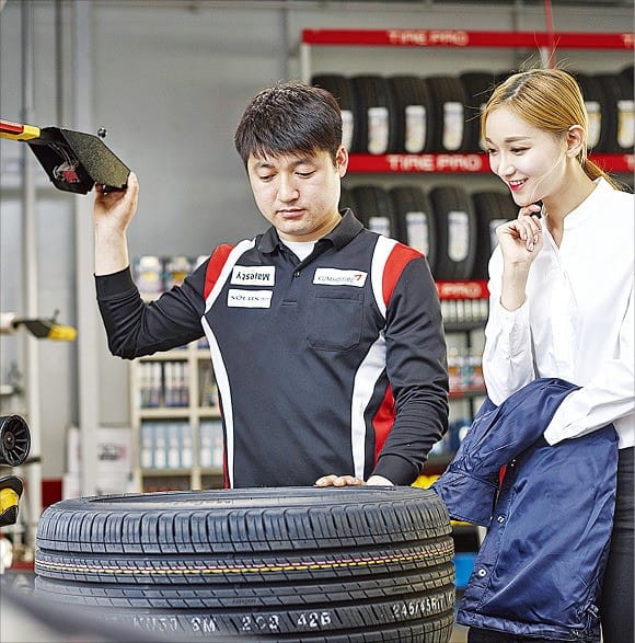 [2017 고객이 가장 추천하는 기업] 금호타이어, 전문가가 타이어 특화 서비스…소비자 만족도 높여