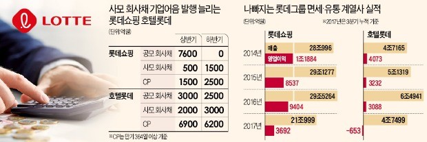 '현금부자'는 옛말… 전방위 자금조달 나선 롯데