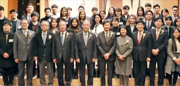 포니정재단 장학증서 수여식 개최