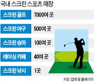 재미+운동효과… '스크린 스포츠'에 빠진 한국