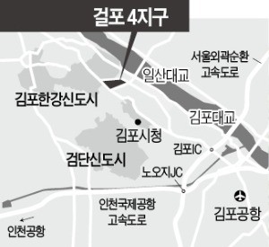 김포 걸포4지구 사업 탄력, 8497가구 '미니신도시'로