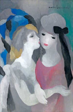 마리 로랑생의 1927년작 ‘키스’. 