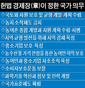 [2018 제헌 70년] "소수 대기업 제외하곤 모두 국가가 보호", 시시콜콜 정부개입… 30년된 헌법 경제조항