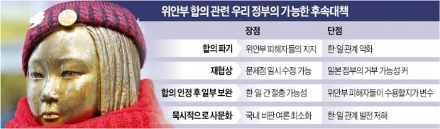 아베 '평창' 불참·대사 소환까지 검토… 정부 '위안부 해법' 고심