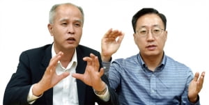 이용우·윤호영 카카오뱅크 공동대표, 출범 4개월 만에 고객 456만명 '돌풍'
