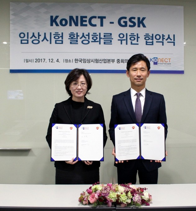 GSK–한국임상시험산업본부, 임상시험 활성화 협약