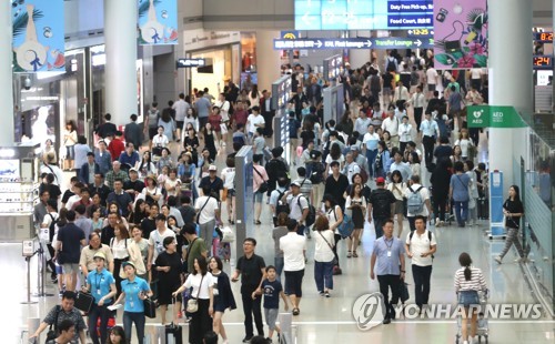 해외여행객 2400만명 첫 돌파… 방한 외국인 관광객의 두 배