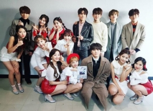 GOT7 진영·DAY6·트와이스… JYP 꽃밭 인증샷 &#39;훈훈&#39;