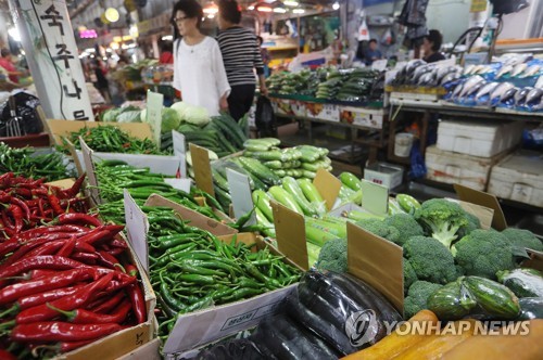 안정찾은 밥상물가…소비자물가 1.3% 상승 '연중 최저'