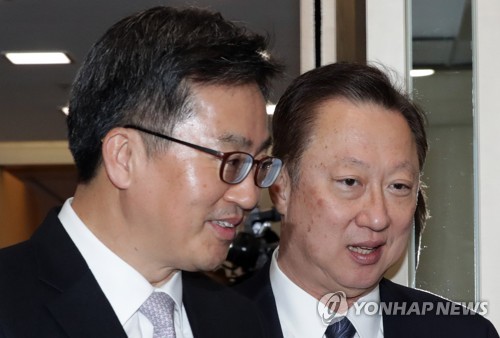 김동연 부총리 LG그룹 방문… 일자리·혁신성장 등 논의