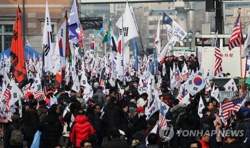 토요일 도심서 태극기 집회… "박근혜 무죄" 석방 주장