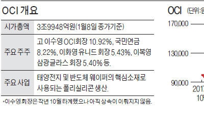  태양광 경기 바닥 찍었나… OCI, 올들어 23% '껑충'