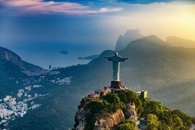 브라질 리우데자네이루 예수상