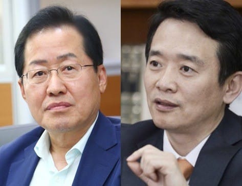 홍준표 자유한국당 대표, 남경필 경기도지사 / 한경DB