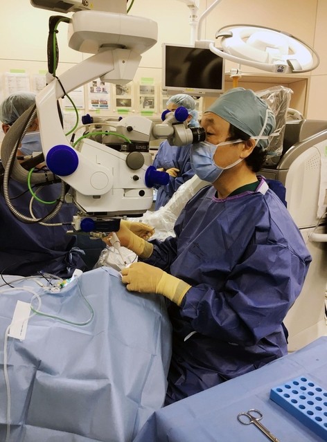 지난해 3월 타인의 iPS세포를 활용한 이식수술이 세계 최초로 이뤄졌다.        
  고베시립의료센터중앙시민병원 제공