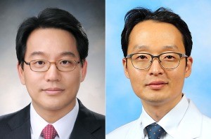 윤성로(왼쪽)·김형범 교수 공동연구팀이 AI로 유전자가위 효율을 예측하는 기술을 개발했다. / 사진=서울대 제공