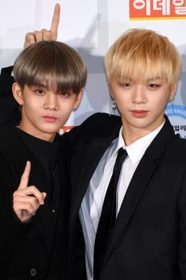  워너원 배진영-강다니엘, '장난꾸러기 두 남자'