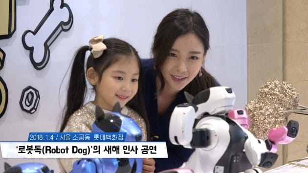 [영상] '로봇 독(Robot Dog)'의 새해 인사 공연
