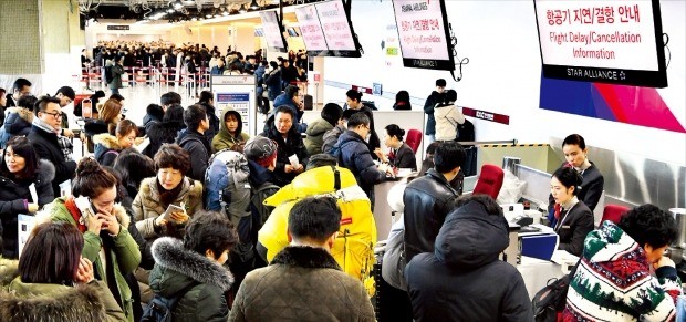제주행 승객으로 붐비는 김포공항