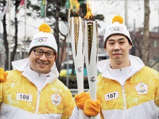 꿈으로 맺어진 현대차 성화봉송 주자들