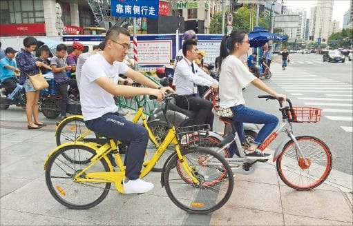 중국 전역에서 돌풍을 일으킨 공유 자전거 오포 