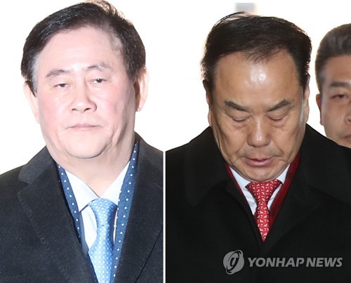 '뇌물혐의' 최경환·이우현, 구속 첫날 검찰 소환조사 거부