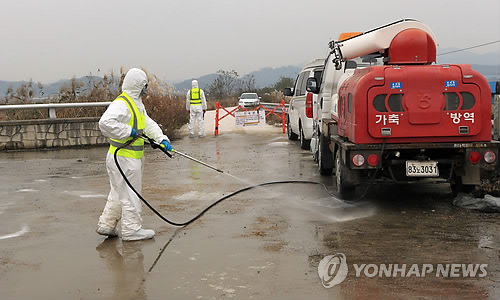 산란계 농장 밀집지 전북 김제, AI 방역 총력전