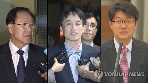 'MB정부 국정원 특활비' 김희중·김진모 밤샘조사 후 귀가