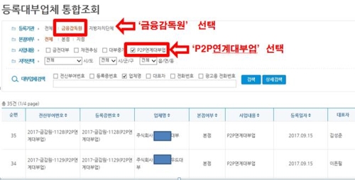 P2P 대출업체, 당국에 등록 안하면 3월부터 단속