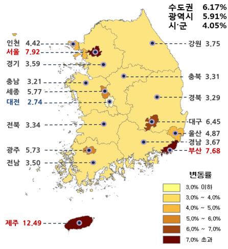 서울 단독주택도 많이 올랐다… 2007년 이후 최대폭 상승