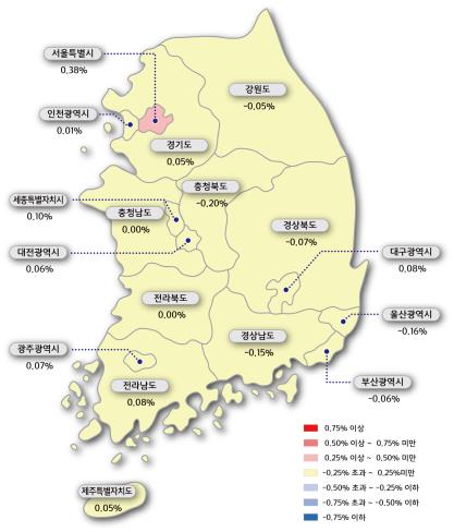 잇단 재건축 규제 방침에 서울 아파트값 상승폭 줄어