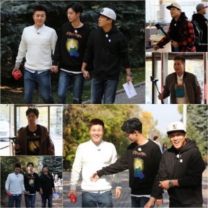 '1박 2일' 차태현·김종민·정준영, 5성급 잠자리 사수 위한 처절 레이스