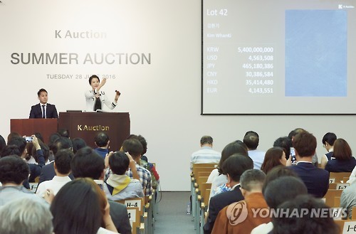 국내 미술시장 완만한 성장세… 판매액 3965억원 1.6%↑