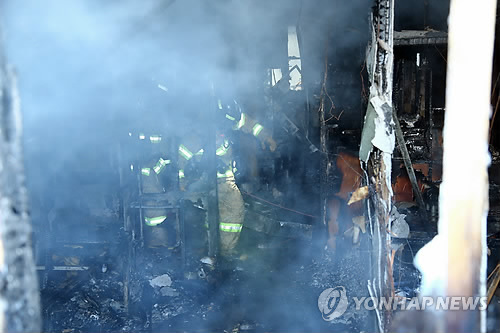 경찰 "세종병원 응급실 천장, 제천 화재건물 천장과 닮았다"