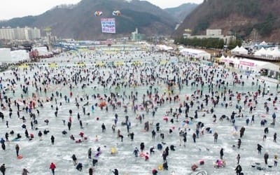 미 방송이 본 산천어축제… "핵위기에도 접경지역에 수만명 모여"