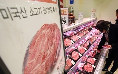 미국산 쇠고기 수입액 사상 첫 10억달러 돌파