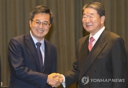 김동연, 현대차 정의선과 소통 간담회… 두 번째 대기업 면담