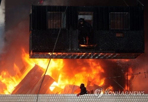 용산참사 진상규명위원회 9주기 앞두고 집회