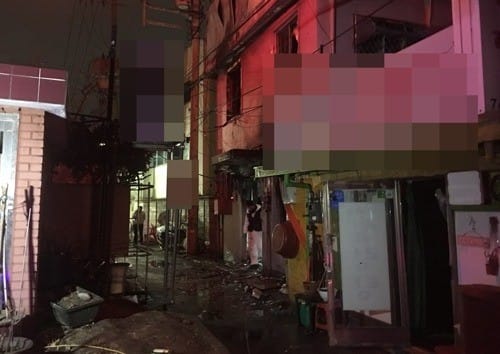 화재 발생한 서울 종로5가 여관 모습