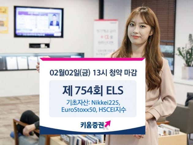 키움증권, 2일까지 ELS 모집…최대 연 7.6% 수익