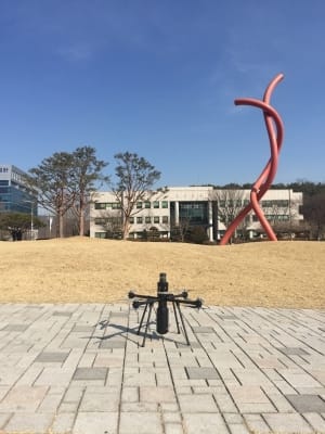 코리아텍 이승재 교수 연구진, 세계 최초 '초미세먼지 측정 드론' 개발