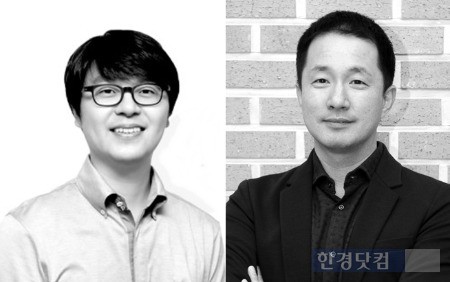 김홍규 넷마블앤파크 대표(왼쪽)와 한성진 네시삼십삼분 대표. / 사진=한경 DB