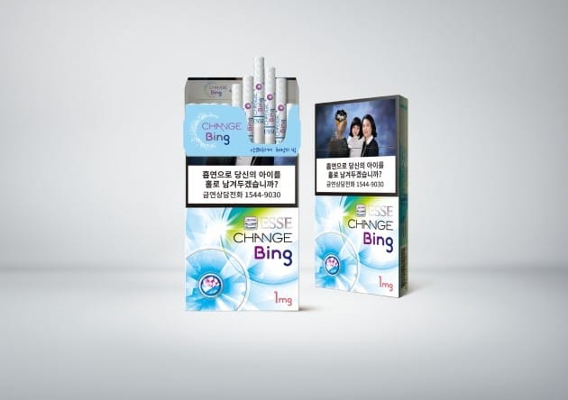 KT&G, 시원함 강화한 '에쎄 체인지 빙' 출시