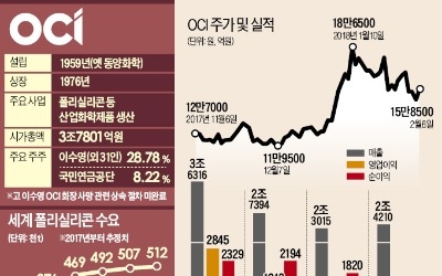 '1조 수주' OCI… 어두운 증시서 '반짝'