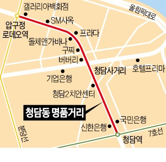 [현장 레이더] 청담동 명품거리 '명품 떠난 빈 자리' 늘었다