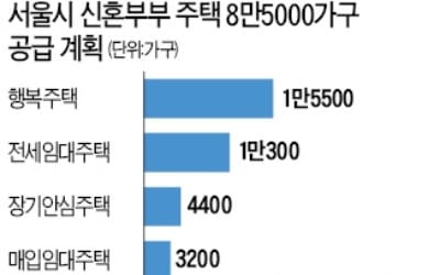 신혼부부용 주택 8만5000가구… 서울시, 2022년까지 공급한다