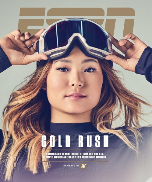 [올림픽] ESPN 매거진 표지 장식 클로이 김… 차세대 올림픽 영웅
