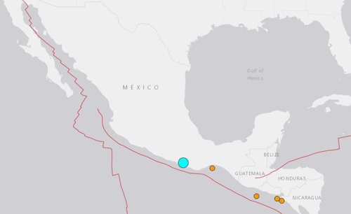 멕시코 남부서 규모 7.2 강진…멕시코시티 시민 수천명 대피