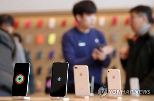 애플, 작년 4분기 국내 스마트폰 점유율 28% '사상 최고'