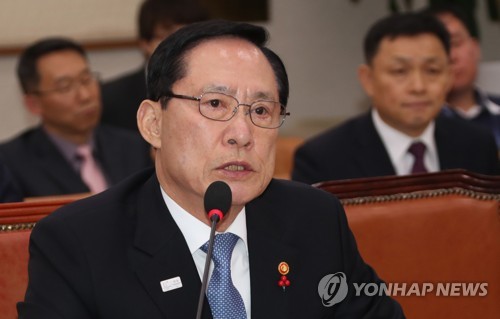 송영무 "미국, 사드기지 비용 방위비에서 분담 요구 가능성"